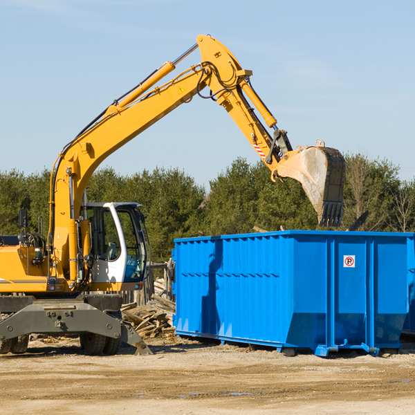 what size residential dumpster rentals are available in Sisseton South Dakota